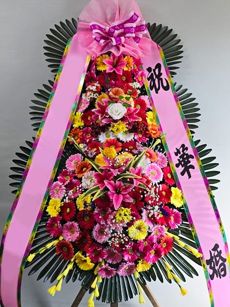 JK아트컨벤션 가장 인기있는 3단화환 기본형